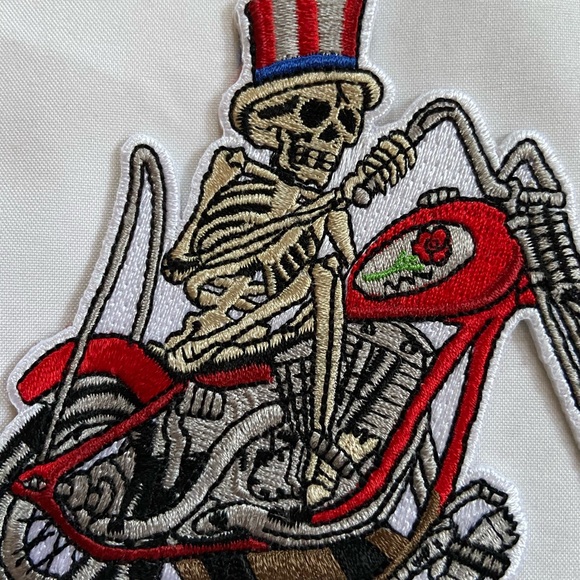 Vintage Grateful Dead Wes Lang Chopper Ride Patch - Picture 3 of 5